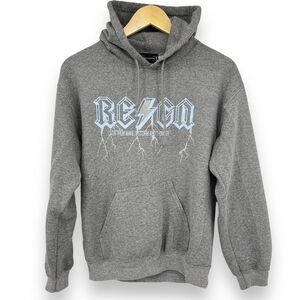 Gifts of Fortune Reign Gray Thunderstorm Skull Hoodie Men's S